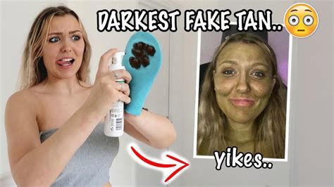 darkest fake tan